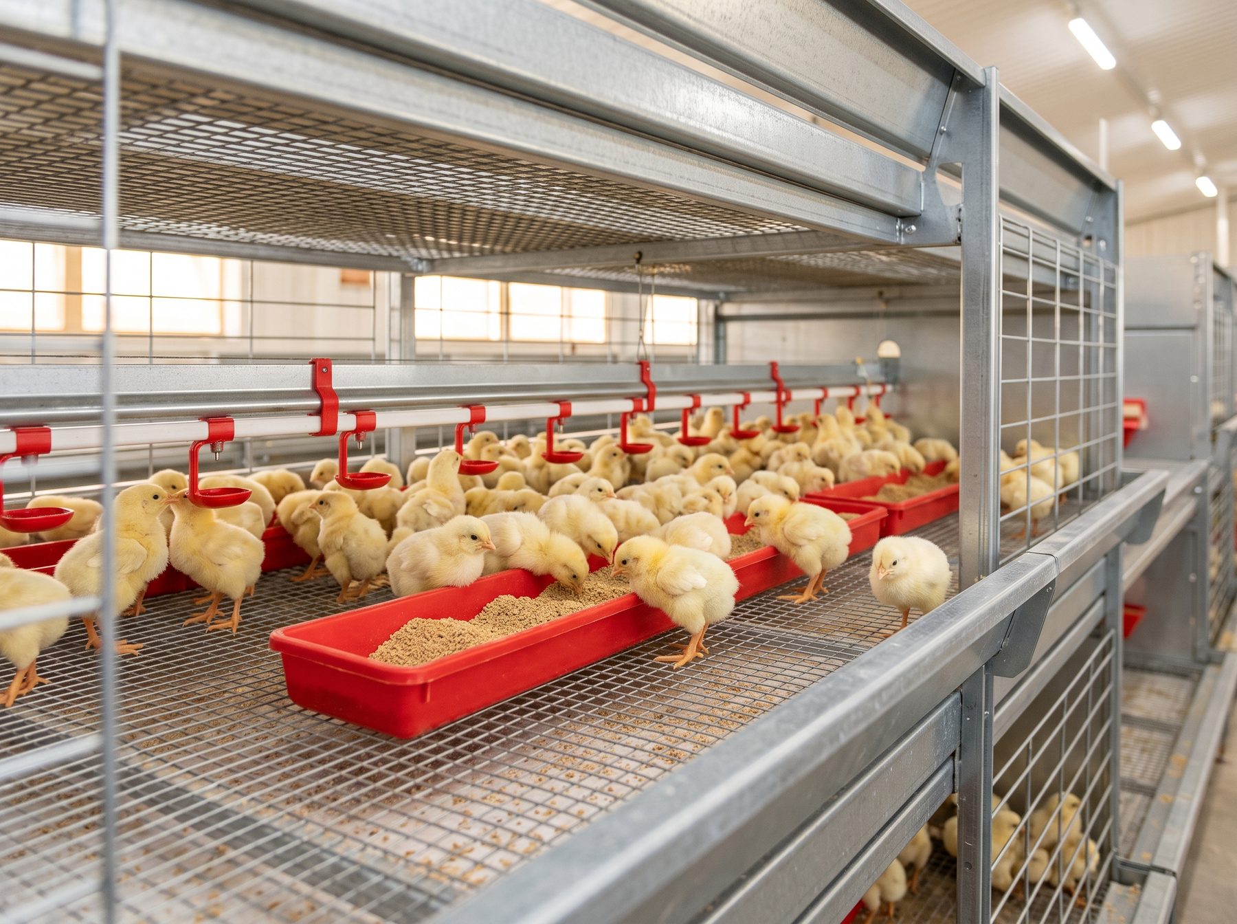 Brooding Cage for Day-old Chicks