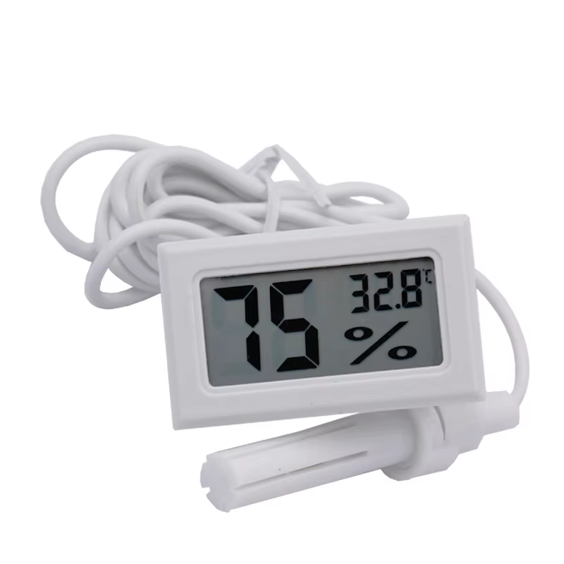 Mini Digital Thermometer Hygrometer Electronic Temperature Humidity Meter Embedded Thermo-hygrometer for Reptile box fy12